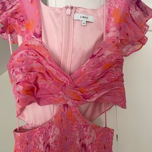 Neely Dress in Pink Multi LIKELY